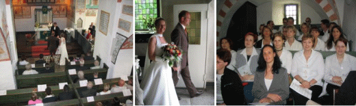 Auftritt bei Hochzeit